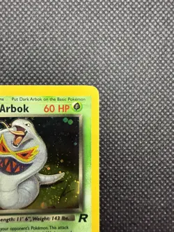 Pokemon TCG Dark Arbok 2/82 Team Rocket Holo LP - Image 3