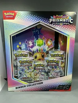 Pokemon TCG: Scarlet & Violet Prismatic Evolutions - Binder Collection (Sealed) - Image 2