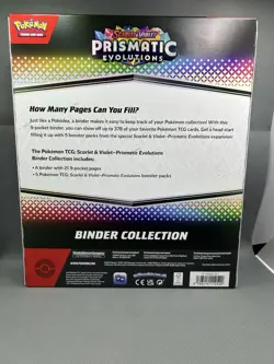 Pokemon TCG: Scarlet & Violet Prismatic Evolutions - Binder Collection (Sealed) - Image 3