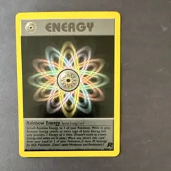 Pokemon TCG Rainbow Energy Team Rocket non Holo Rare 80/82 English 2000 - Image 2