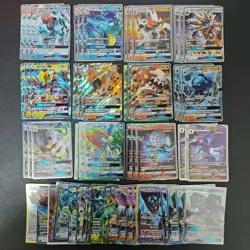 Pokemon TCG RR GX Alolan Ninetales/Dragonite/Kangaskhan/Zeraora 63*Lot KB72 - Image 1