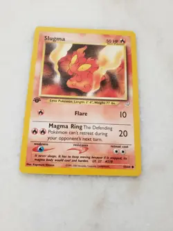 Slugma 1st Edition 53/64 Common Neo Revelation Pokemon Vintage WOTC NM - Image 1