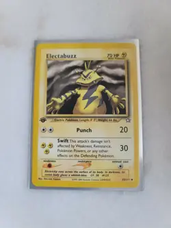 Pokemon TCG - Electabuzz 1st Edition 33/111 Uncommon - WOTC Neo Genesis - NM - Image 1