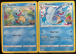 Pokemon GO - Squirtle- 015/078 + Wartortle - 016/078 - Evolution Set - NM/M - Image 1