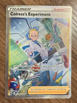 POKEMON TCG Colress's Experiment GG59/GG70 Crown Zenith: Galarian Gallery Holo - Image 1