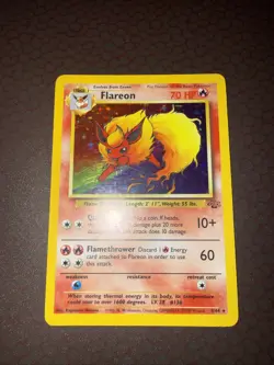 Pokemon! Flareon - Jungle - Holo - 3/64 - LP! - Image 2