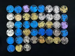 Pokemon TCG Coin Suicune Quagsire Gengar Raikou Jolteon Vaporeon Lot*43 ZS19 - Image 1