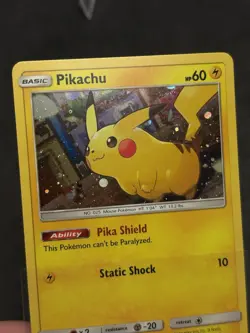 Pokemon Pikachu SM157 Holo 2018 Sun & Moon Black Star Promo NM - Image 2