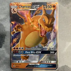 Pokemon TCG Card Charizard GX SM211 - Black Star Promo Holo - NM - Image 1