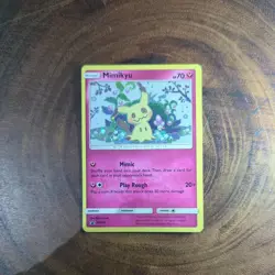 Mimikyu SM163 Pokemon Sun & Moon Black Star Promo Card Holo TCG - Image 1