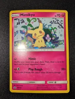 Pokemon TCG - Mimikyu Black Star Promo SM163 - MINT/NM - Holo Promo Card - Image 2