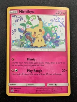 Pokemon TCG - Mimikyu Black Star Promo SM163 - MINT/NM - Holo Promo Card - Image 1