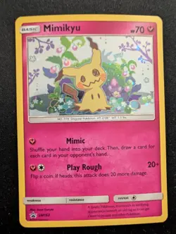 Pokemon TCG - Mimikyu Black Star Promo SM163 - MINT/NM - Holo Promo Card - Image 1