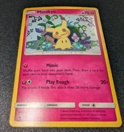 Pokemon TCG - Mimikyu Black Star Promo SM163 - MINT/NM - Holo Promo Card - Image 3