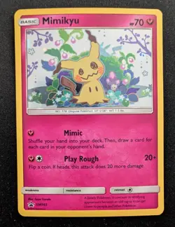 Pokemon TCG - Mimikyu Black Star Promo SM163 - MINT/NM - Holo Promo Card - Image 1