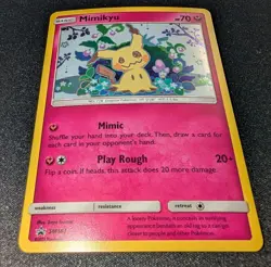 Pokemon TCG - Mimikyu Black Star Promo SM163 - MINT/NM - Holo Promo Card - Image 3