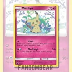 Mimikyu - SM163 Black Star Promo Card COSMOS HOLO RARE 2019 Pokemon TCG - Image 2