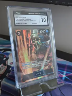 ONE PIECE | ALT ART PARALLEL SUPER RARE | JACK | OP08-084 | CGC GRADED 10 - Image 3
