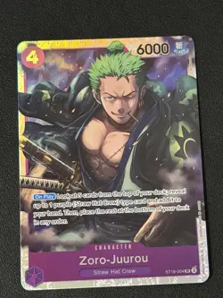 Zoro-Juurou ST18-004 - One Piece TCG - Starter Deck 18 SR Foil NM English - Image 1