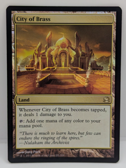 MTG City of Brass Modern Masters Foil Rare NM - Image 1