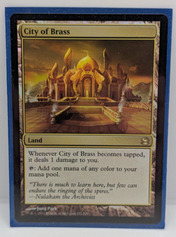 MTG City of Brass Modern Masters Foil Rare NM - Image 3