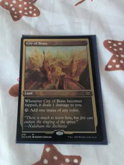 MTG City of Brass Etched Foil Card 2x2 570 Near Mint+ Condition - Image 1