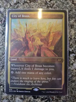 MTG Mint Singles - City of Brass | 2x2 | Mint | Etched Foil | Syd - Image 1