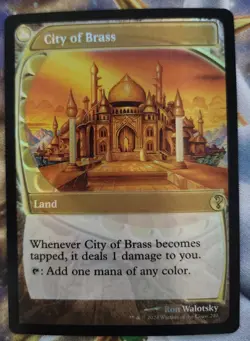 City of Brass Foil (Future Sight) MTG Mystery Booster 2 - Image 1