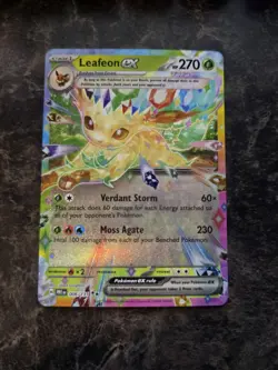 Pokemon TCG Leafeon ex (#006/131) - Holofoil SV - Prismatic Evolutions NM Card - Image 1