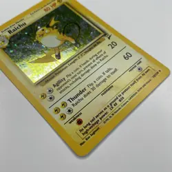 Raichu 16/130 Pokemon Base Set 2 Holo Rare Card (SWIRL) - Image 5