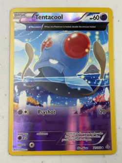 Pokemon Tentacool (Alpha) 71/160 XY - Primal Clash Reverse Holo LP - Image 1