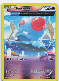 Tentacool (Alpha) 71/160 Uncommon Reverse Holo XY - Primal Clash NM Pokemon - Image 1