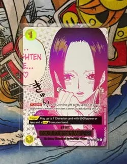 You’ll Frighten Me.(Alternate Art) OP14-118 The Azure Sea’s Seven Foil - Image 1
