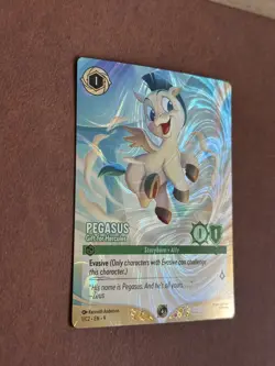 Pegasus - Gift For Hercules - Disney Lorcana Challenge FOIL Promo Card 1/C2 EN 9 - Image 3