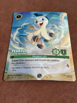 Pegasus - Gift For Hercules - Disney Lorcana Challenge FOIL Promo Card 1/C2 EN 9 - Image 4
