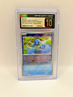 Pokemon - Squirtle - Japanese S&V 151 Card Set - CGC Graded PRISTINE 10!! - Image 1