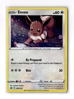 Eevee - SWSH127 - SWSH: Sword & Shield Promo Cards (SWSD) - Image 1