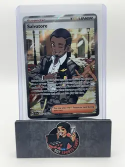 Salvatore Full Art Ultra Rare 202/162 Temporal Forces Pokemon 2024 TCG NM - Image 1