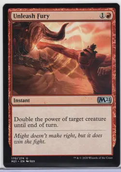 1x Unleash Fury - Core Set 2021 - Near Mint - Image 1
