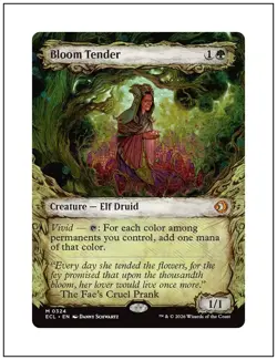 1x Bloom Tender, Showcase Art 0324, Lorwyn Eclipsed, Magic MTG NM - Image 1