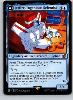 Jetfire, Ingenious Scientist - BOT - Transformers - Mythic - NM - MTG - Image 1
