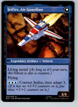 Jetfire, Ingenious Scientist - BOT - Transformers - Mythic - NM - MTG - Image 2