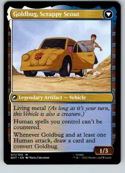Goldbug, Humanity’s Ally - BOT - Transformers - Mythic - NM - MTG - Image 2
