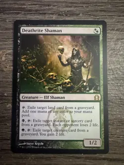 Magic the Gathering Creature: Deathrite Shaman Return to Ravnica Regular - Image 1
