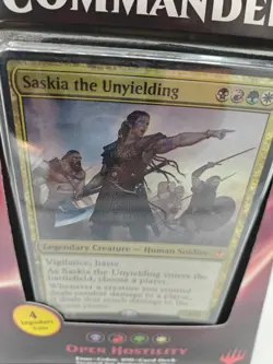 ENGLISH Open Hostility Saskia Commander Deck MTG Magic the Gathering - SEALED 630509416202 - Image 4