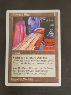 1997 MTG Ashnod's Altar - 5th Edition - Never Played - Near Mint - Image 1