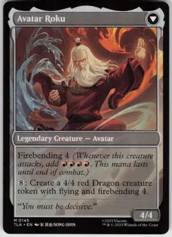 MTG The Legend of Roku Normal NM Avatar: The Last Airbender Magic 145 - Image 2