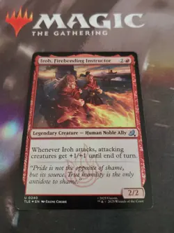 Mtg. Iroh, Firebending Instructor. Foil. Avatar: The Last Airbender. Pack Fresh - Image 1