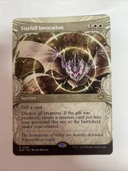 Starfall Invocation (Showcase) Bloomburrow #298 Rare - Image 1