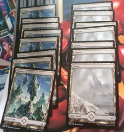 Lot of 15 Wastes (Full Art) Oath of the Gatewatch #183 & #184 MTG Never played - Image 1